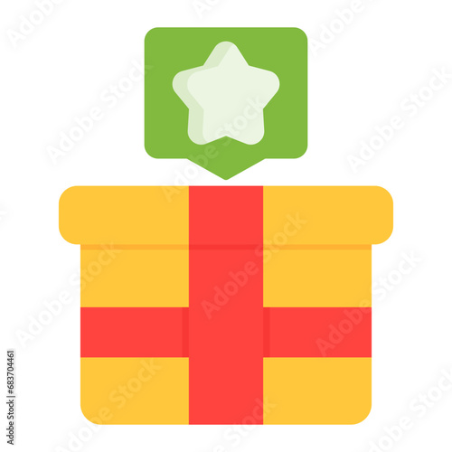 Exclusive Freebie Flat Multicolor Icon