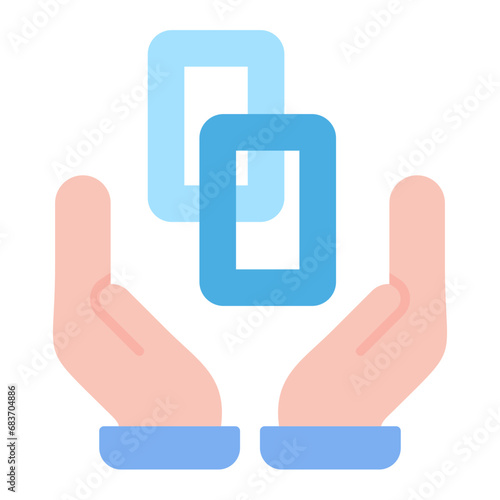 Durability Flat Multicolor Icon