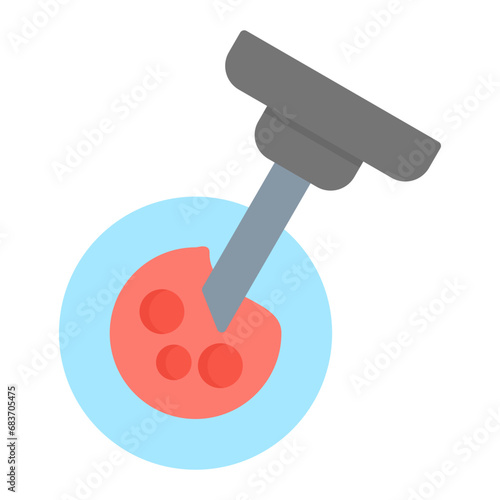 In Vitro Fertilization Flat Multicolor Icon