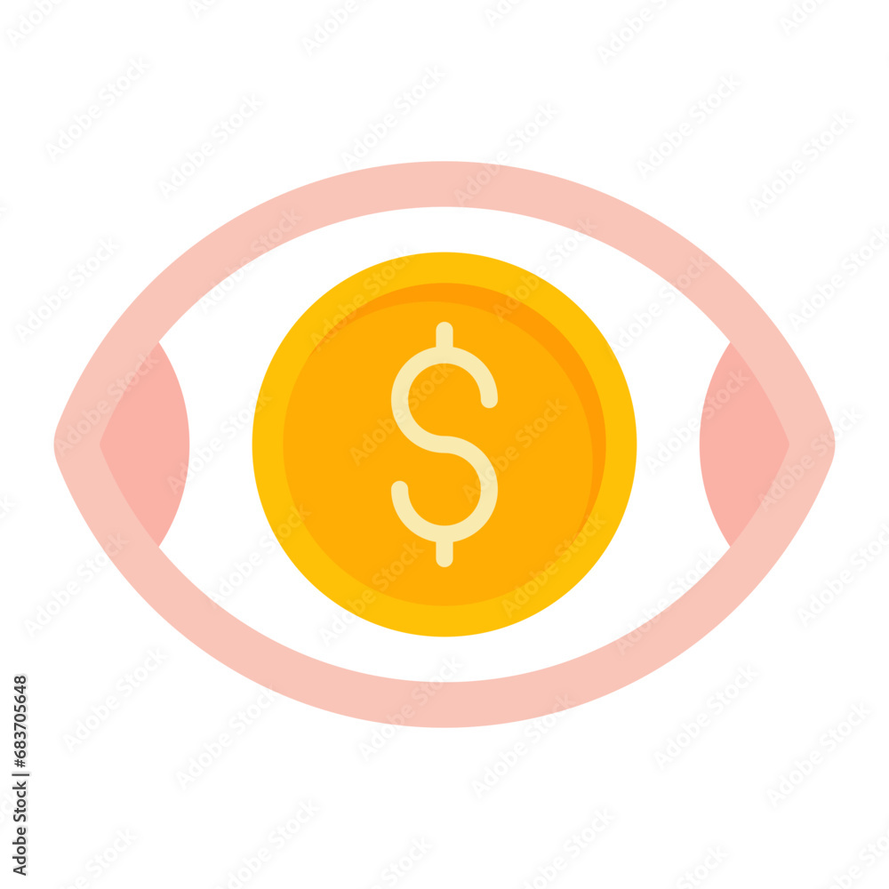 Cost Per Mille Flat Multicolor Icon Cost Per Mille Flat Multicolor Icon