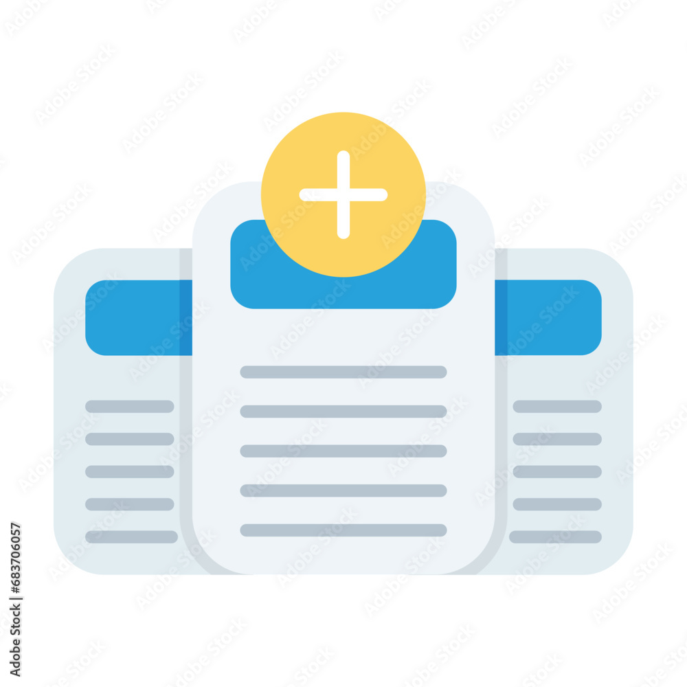 Obraz premium Subscription Flat Multicolor Icon