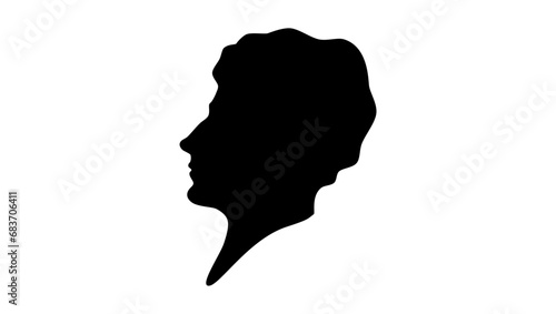 Franz Kafka silhouette