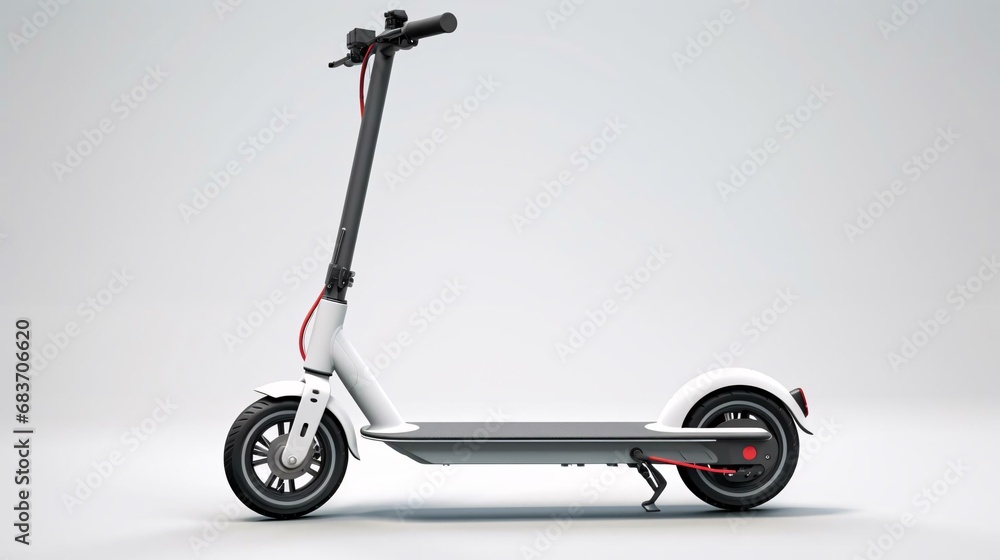 a scooter with a handlebar a scooter with a handlebar