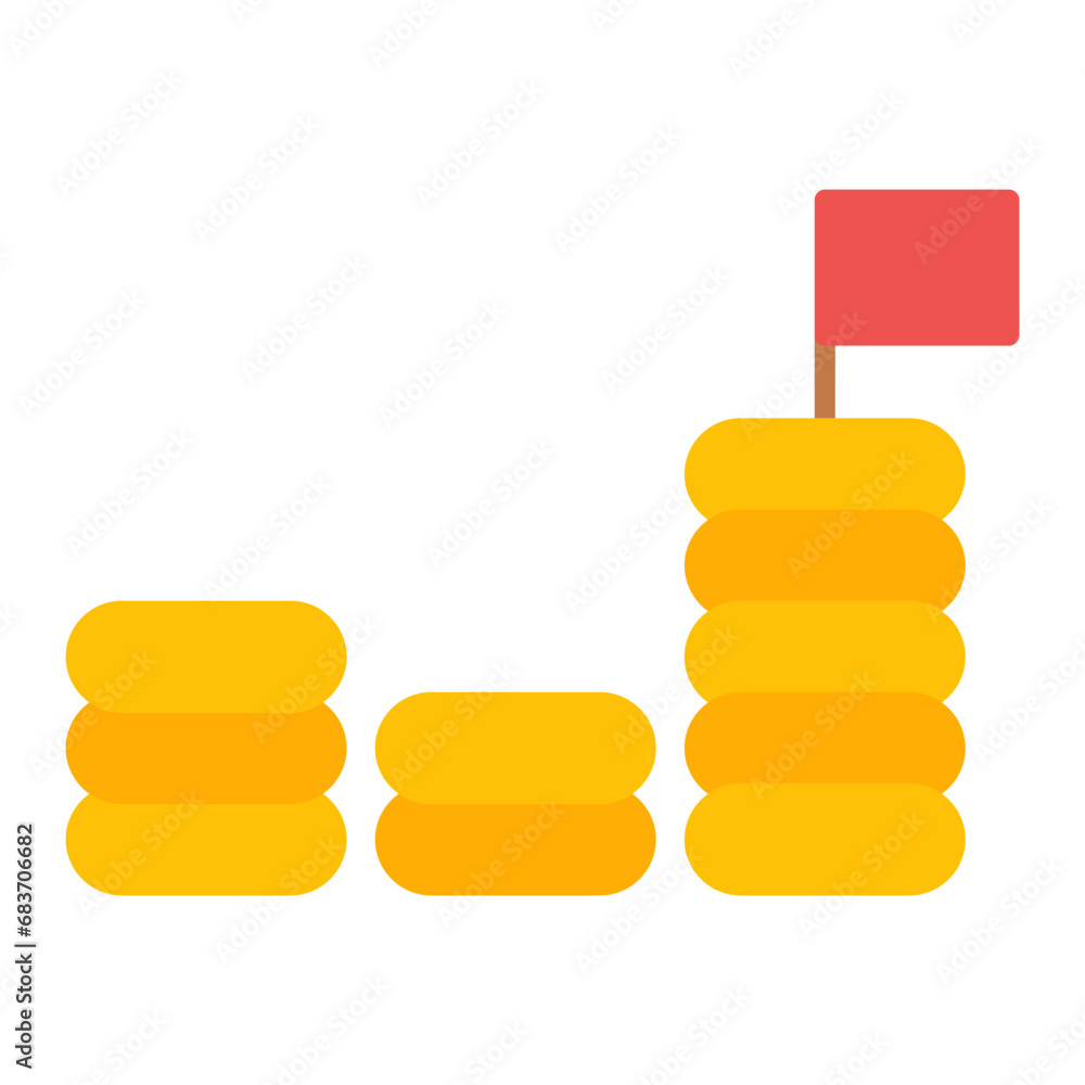 Motivation Flat Multicolor Icon Motivation Flat Multicolor Icon
