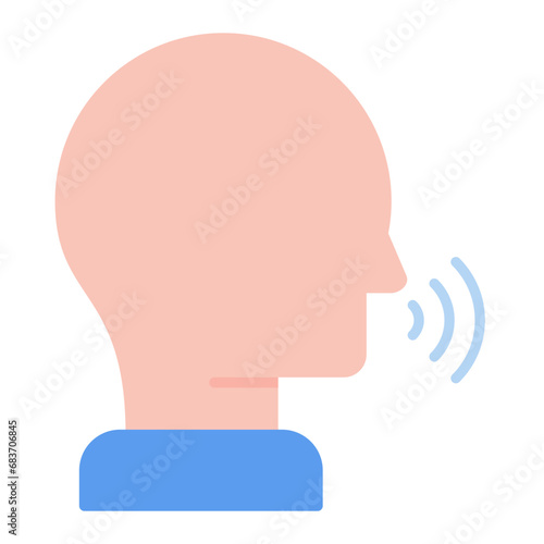 Gossip Flat Multicolor Icon