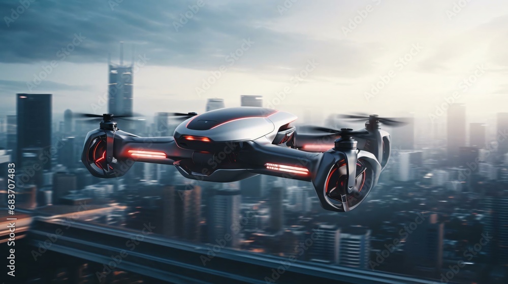 a drone in the sky a drone in the sky
