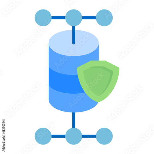 Data Infringement Flat Multicolor Icon