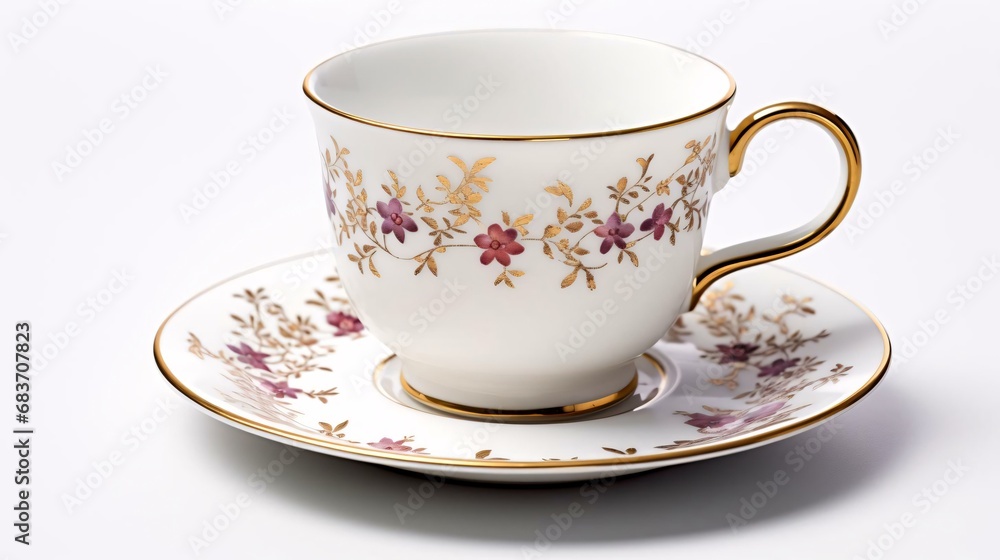 a teacup on a saucer a teacup on a saucer
