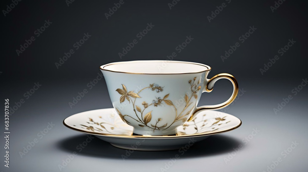 Fototapeta premium a cup on a saucer