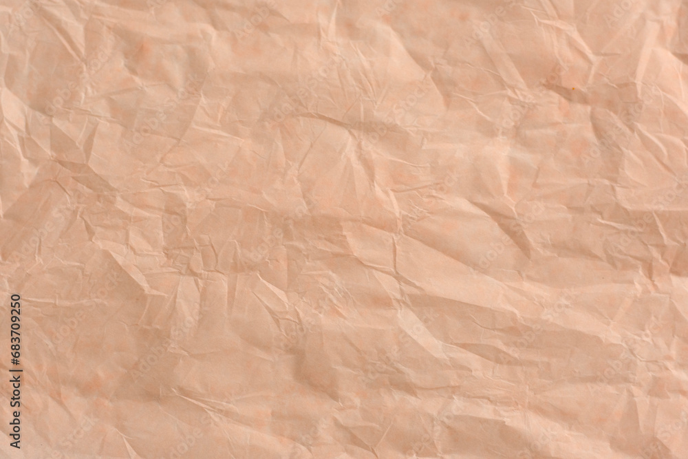 Fototapeta premium White ivory wrapping crumpled paper texture background