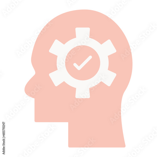 Cognitive Flat Multicolor Icon
