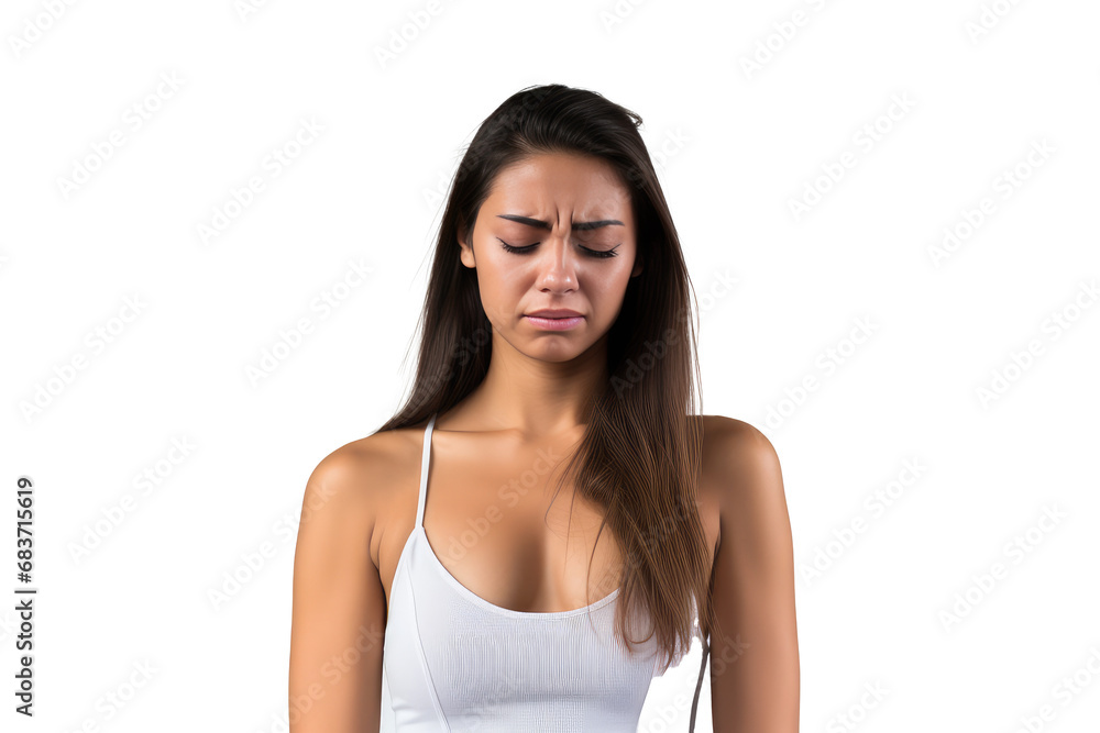 crying female jewe with tank top crying female jewe with tank top