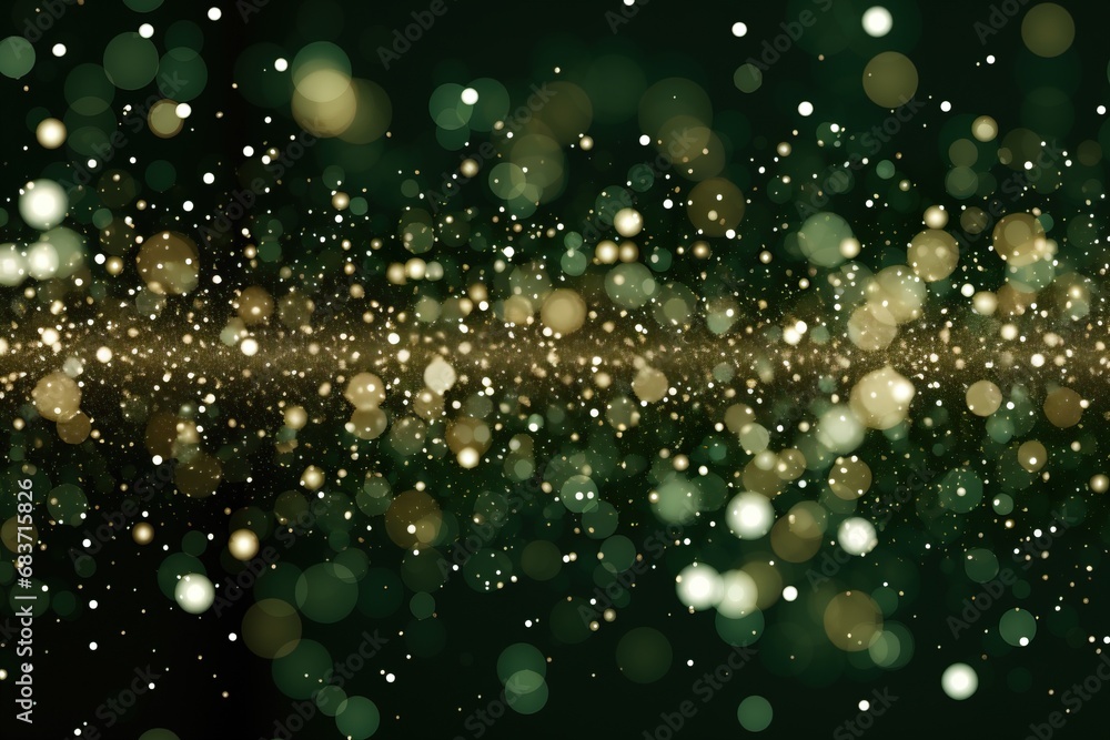 A festive and vibrant Christmas background adorned with colorful bokeh