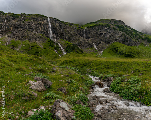 Mountain tour to the Tobermann summit in Vorarlberg Austria from Schoppernau photo