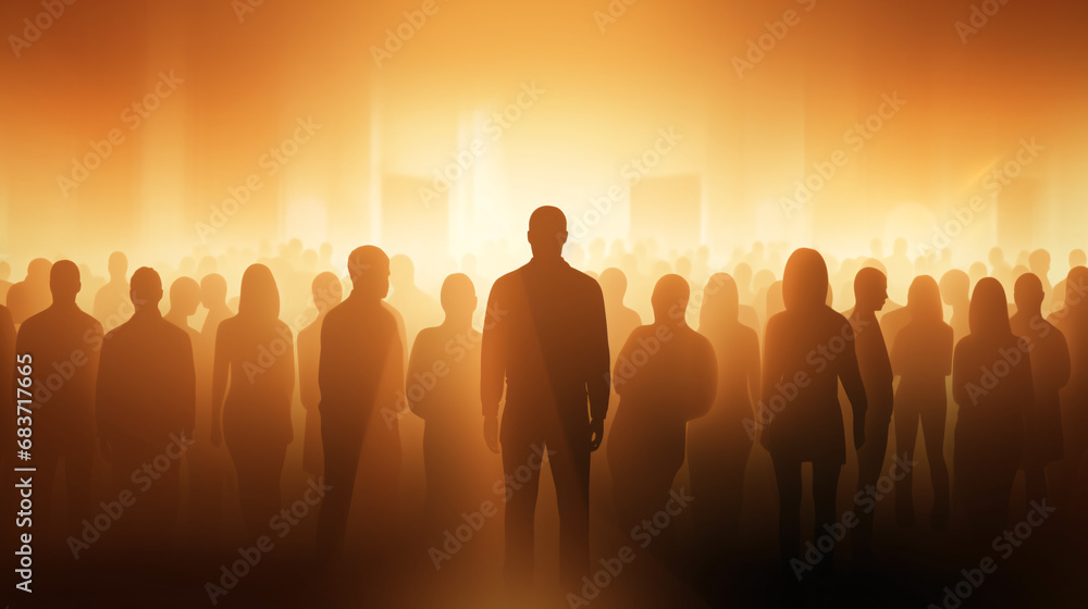 Fototapeta premium Social Awareness Background Image, Empowering Change and Advocacy.