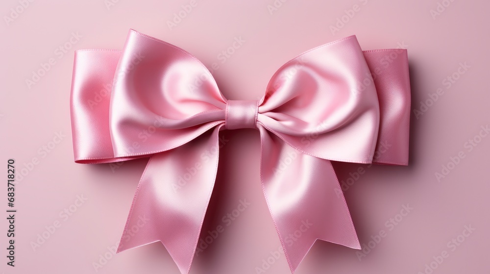 Holiday Background Gift Pink Bow Ribbon, Background Image, Desktop Wallpaper Backgrounds, HD