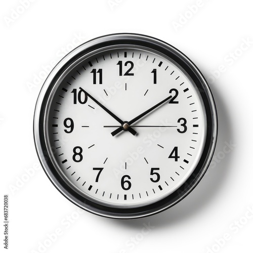 Wall Clock isolated on white background