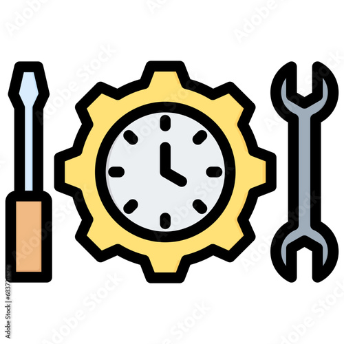 Service Outline Color Icon
