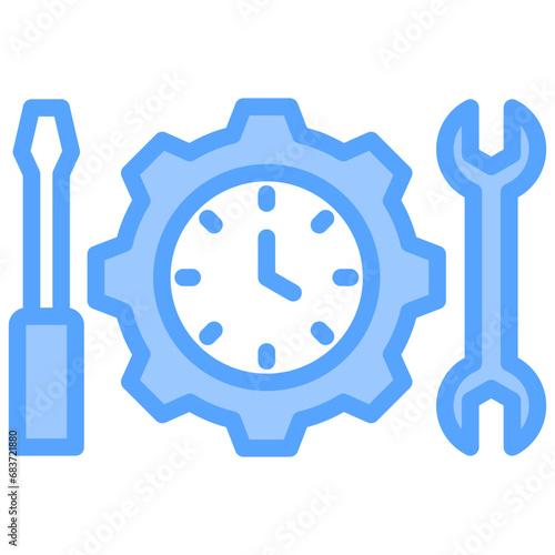 Service Blue Icon