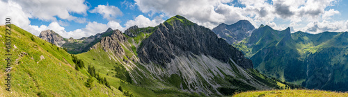 Mountain tour to the Tobermann summit in Vorarlberg Austria from Schoppernau