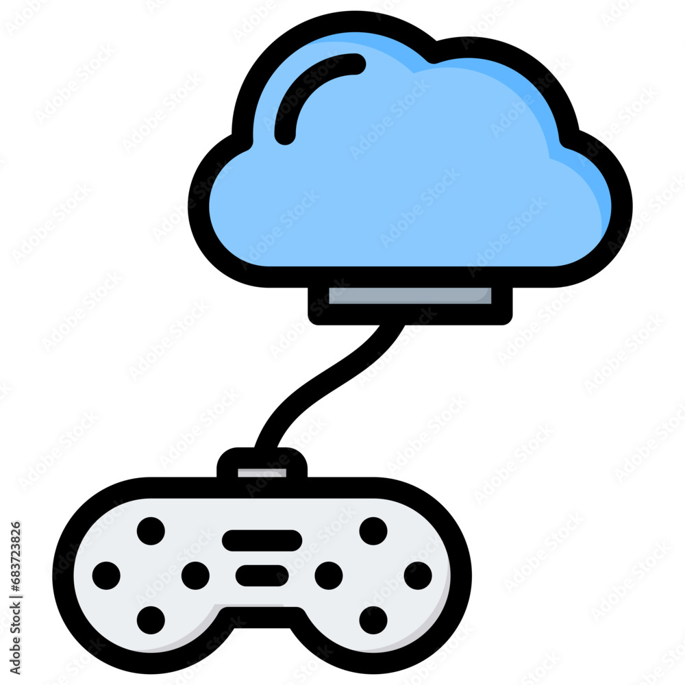 Games Outline Color Icon Games Outline Color Icon