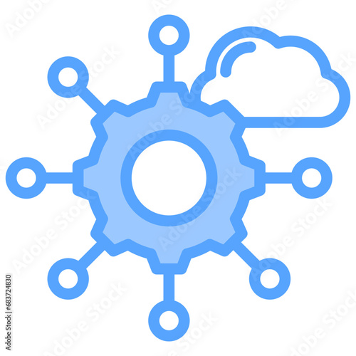 Erp Blue Icon