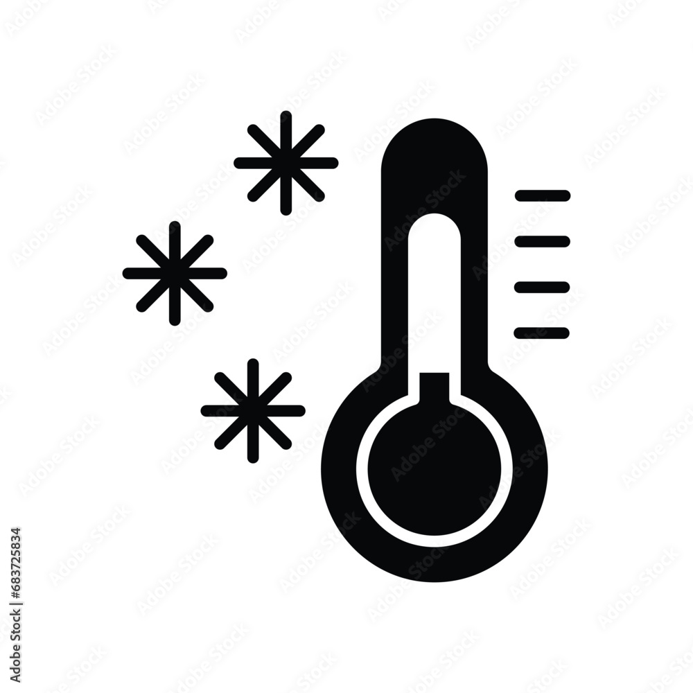 Frost icon isolate white background vector stock illustration Frost icon isolate white background vector stock illustration