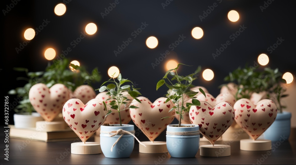 Valentines Day Chat Bubbles Banner Social, Background Image, Desktop Wallpaper Backgrounds, HD