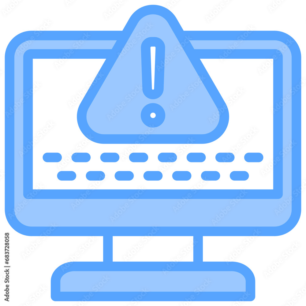 Errors Blue Icon Errors Blue Icon