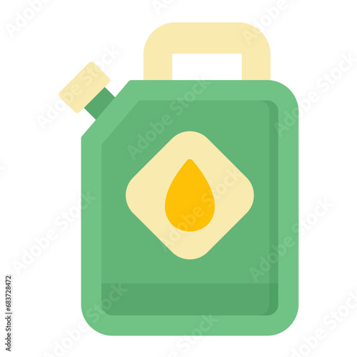 Canister Flat Multicolor Icon