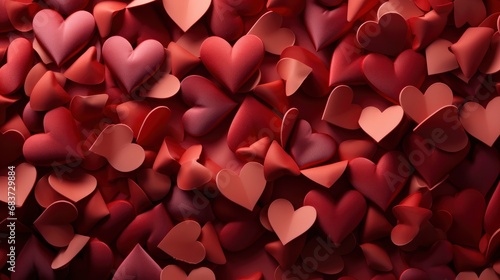 Day Background Red Hearts On Light, Background Image, Desktop Wallpaper Backgrounds, HD