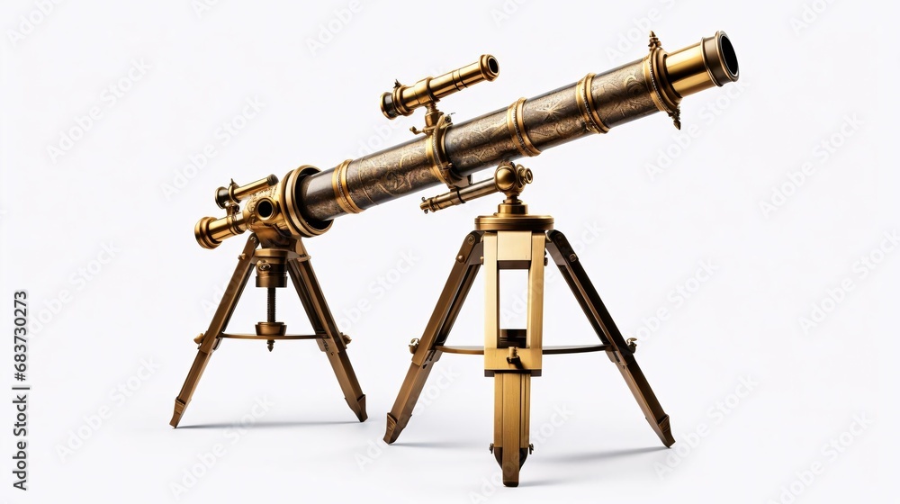 a telescope with a tripod a telescope with a tripod