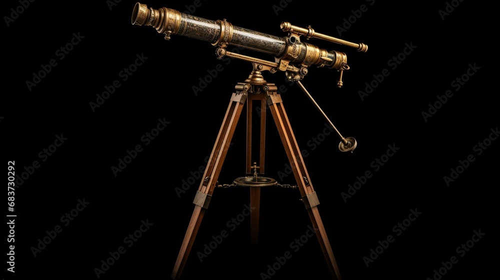 a close-up of a telescope a close-up of a telescope