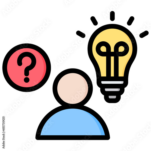 Curiosity Outline Color Icon
