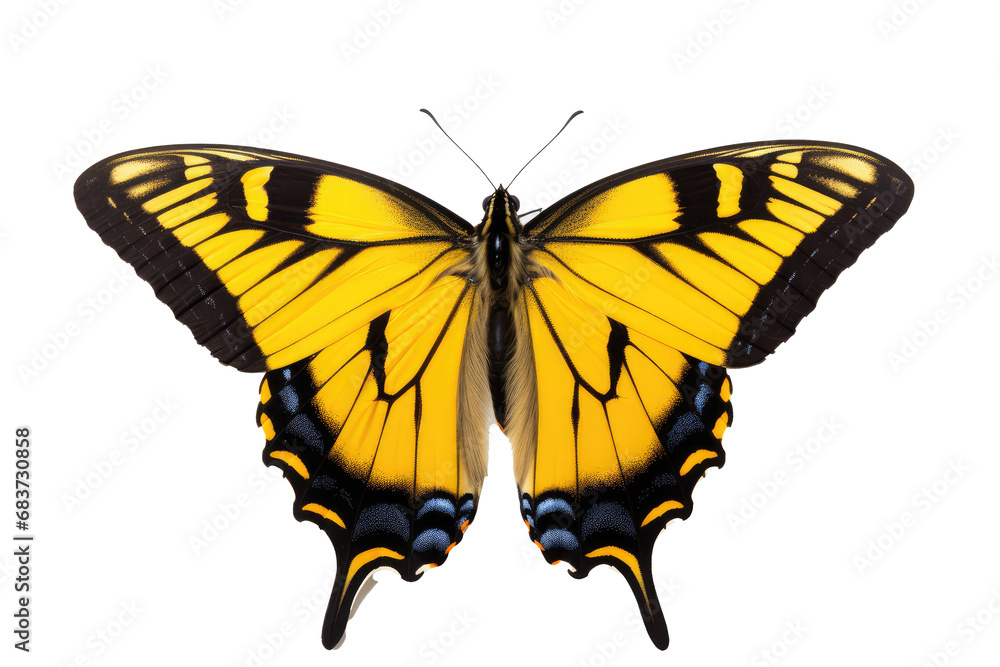 Beautiful butterfly in full body close-up portrait, flying butterfly med transparent background Beautiful butterfly in full body close-up portrait, flying butterfly med transparent background