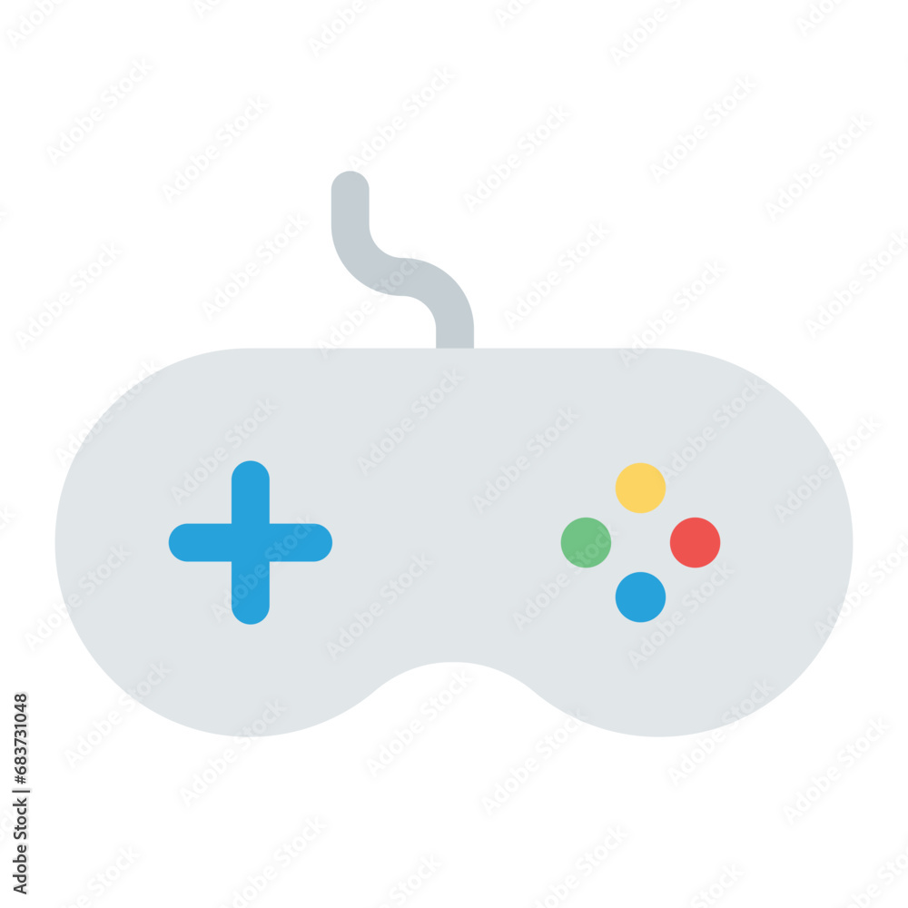 Game Flat Multicolor Icon Game Flat Multicolor Icon