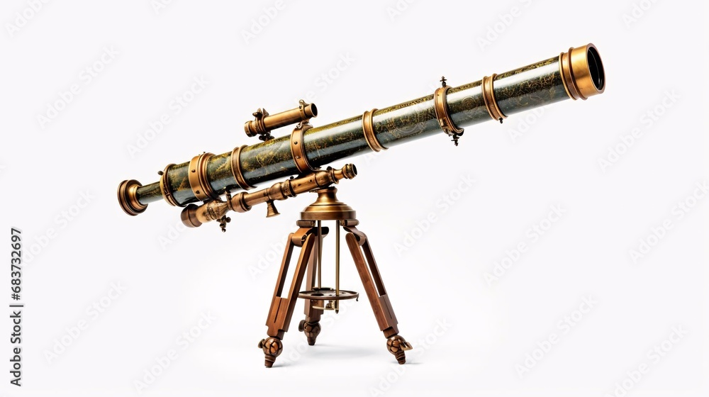 a telescope with a tripod