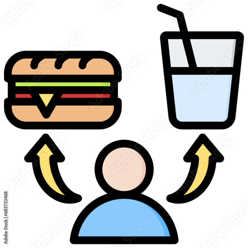 Depending Outline Color Icon