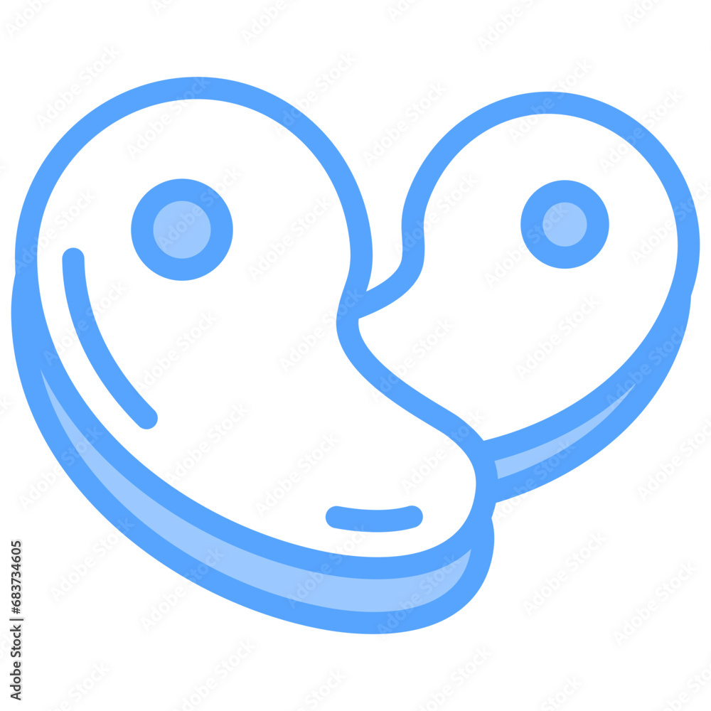 Fototapeta premium Meat Blue Icon