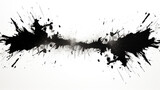 ink splatter black and white brush strokes