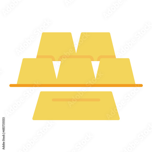 Ingots Flat Multicolor Icon