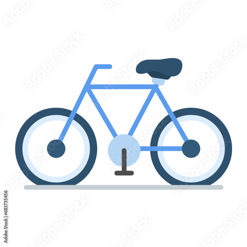Cycling Flat Multicolor Icon