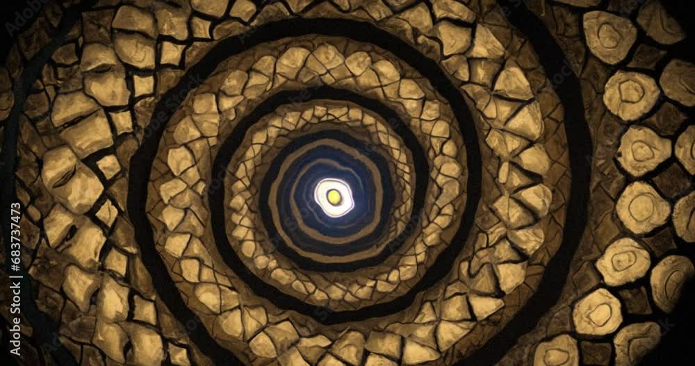 Abstract Snake Tunnel