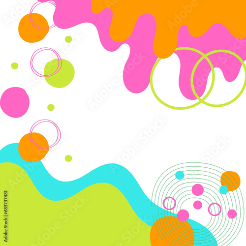 Background with a multicolored abstract design