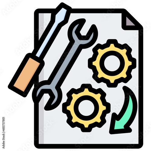 Restore Outline Color Icon