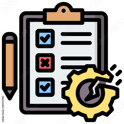 Testing Outline Color Icon