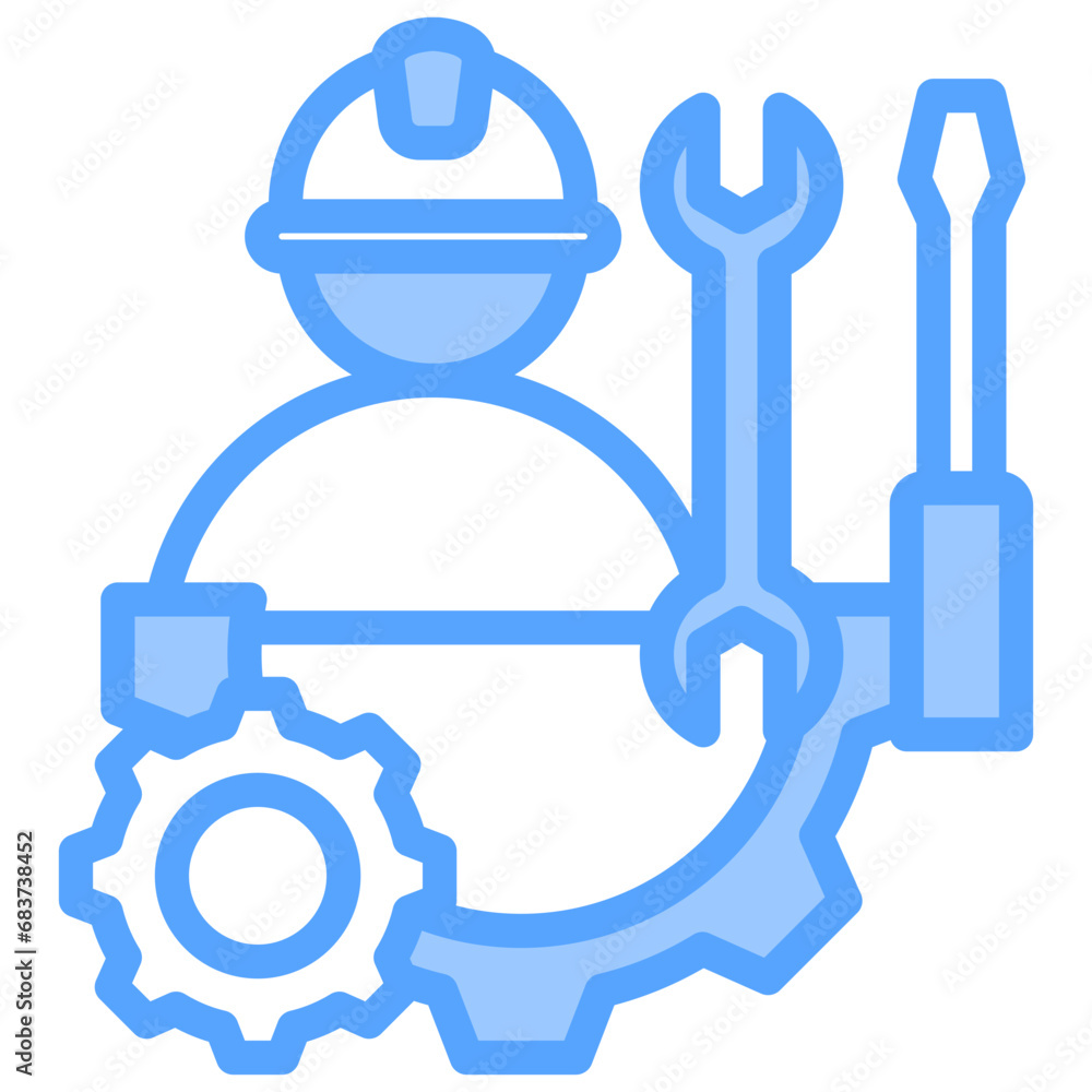 Maintenance Blue Icon Maintenance Blue Icon