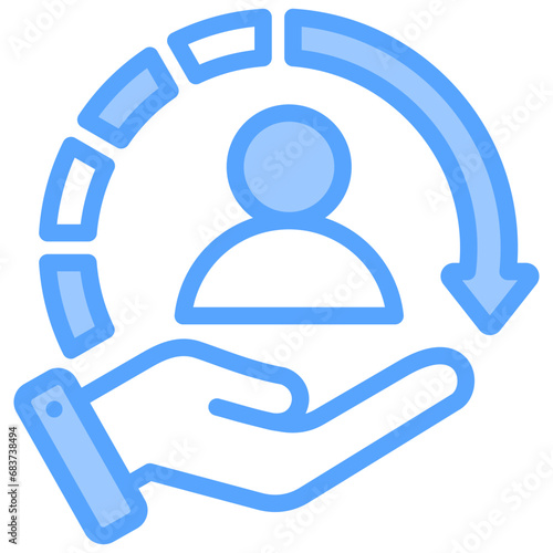 Retain Blue Icon