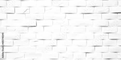 白いレンガでできた壁面