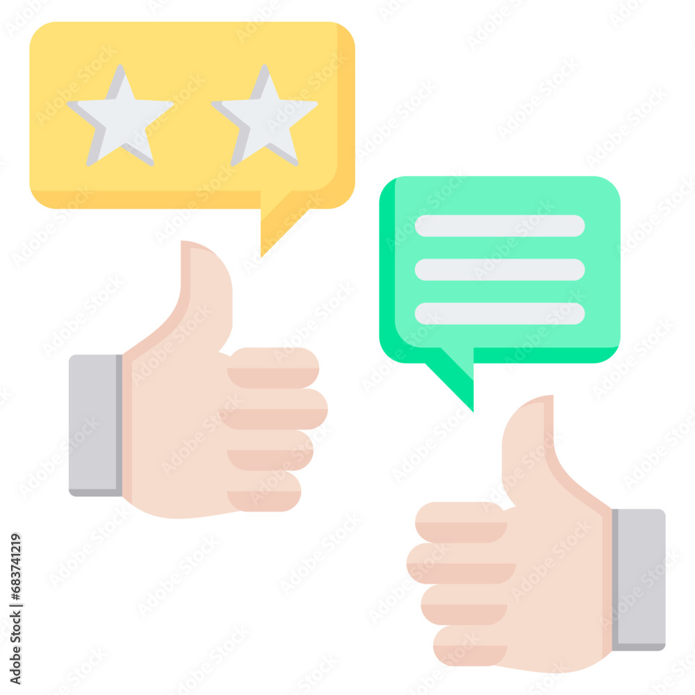 Review Flat Icon Review Flat Icon